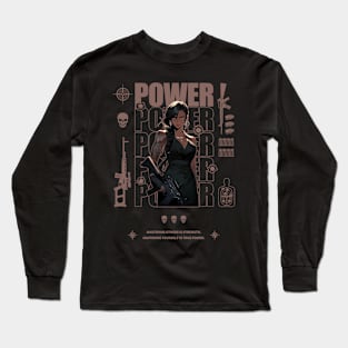 Mafia Anime Style | POWER Long Sleeve T-Shirt